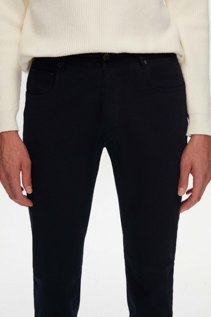 PANTALONI NEGRI SLIM FIT D'S DAMAT