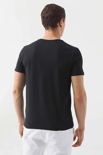 TRICOU NEGRU SLIM FIT TWN