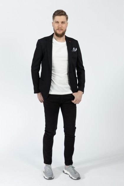 SACOU NEGRU SLIM FIT TWN