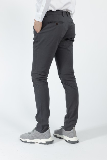 PANTALONI CHINO ANTRACIT SLIM FIT TWN