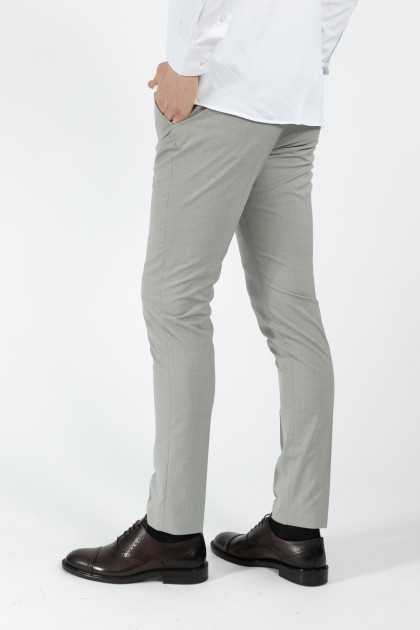 PANTALONI GRI SLIM FIT TWN