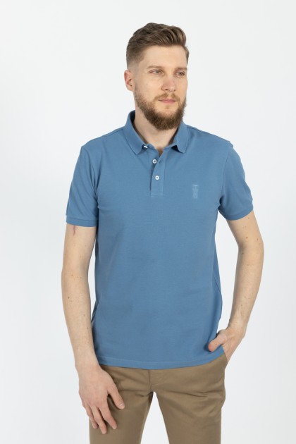 TRICOU BLEU SLIM FIT TWN