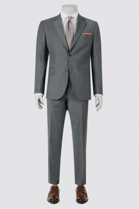 COSTUM  GRI REGULAR FIT D'S DAMAT