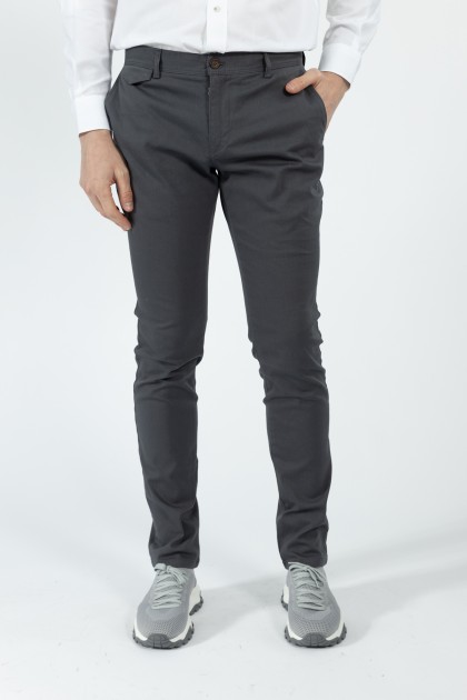 PANTALONI CHINO ANTRACIT SLIM FIT TWN