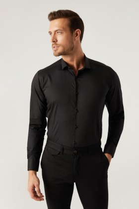 CAMASA  NEAGRA TWN SLIM FIT