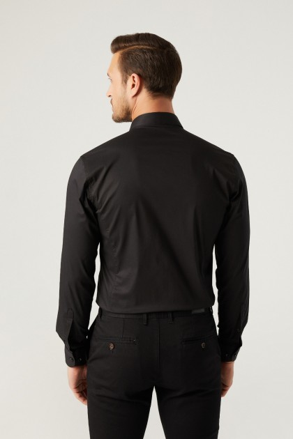 CAMASA  NEAGRA TWN SLIM FIT