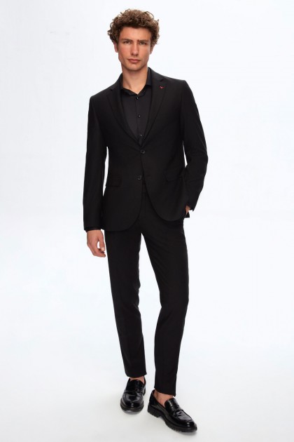 COSTUM NEGRU D'S DAMAT SLIM FIT