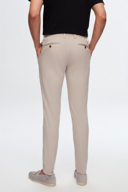 PANTALONI CHINO BEJ SLIM FIT TWN