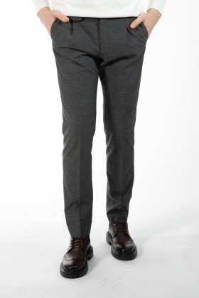 PANTALONI ANTRACIT SLIM FIT D'S DAMAT