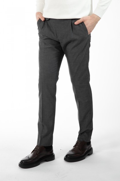 PANTALONI ANTRACIT SLIM FIT D'S DAMAT