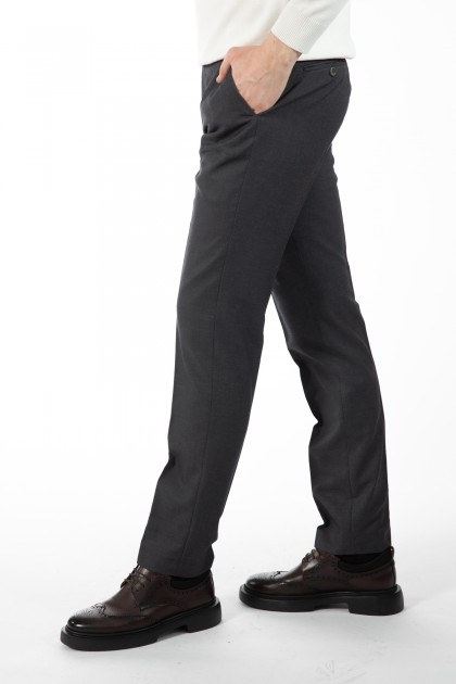 PANTALONI GRI SLIM FIT D'S DAMAT