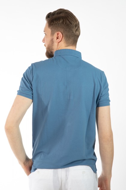 TRICOU BLEU REGULAR FIT D'S DAMAT