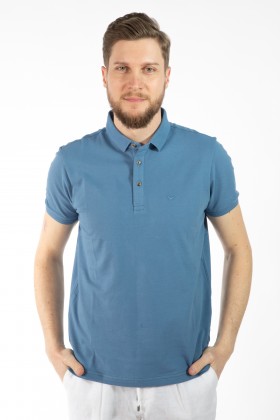 TRICOU BLEU REGULAR FIT D'S DAMAT