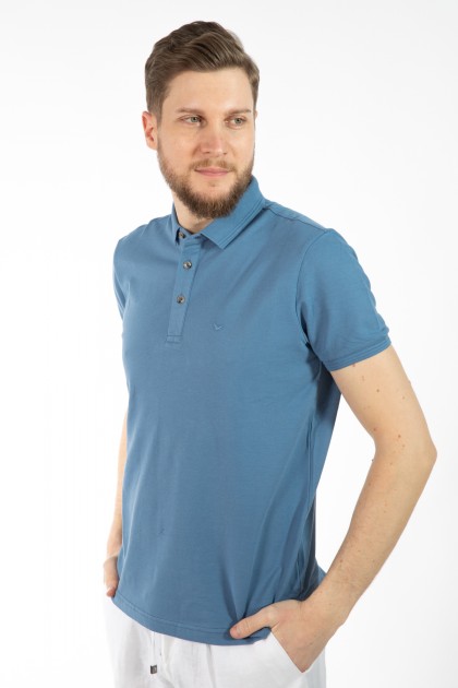 TRICOU BLEU REGULAR FIT D'S DAMAT